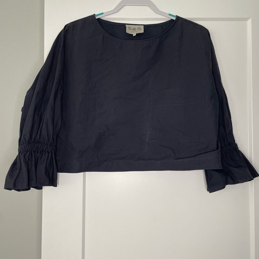 Sea New York Navy Top